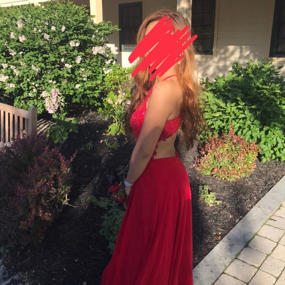 Red Prom Dress - Picture 2 of 6